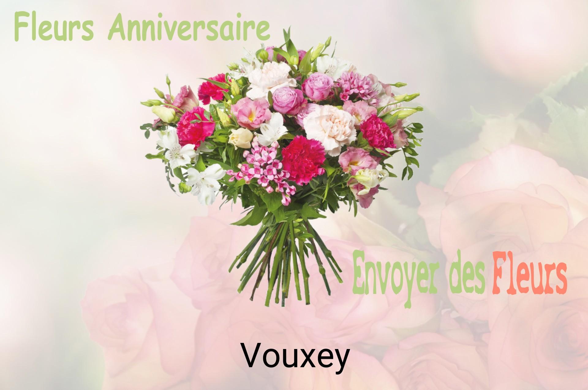 Bouquet de fleurs d’anniversaire livré à Vouxey