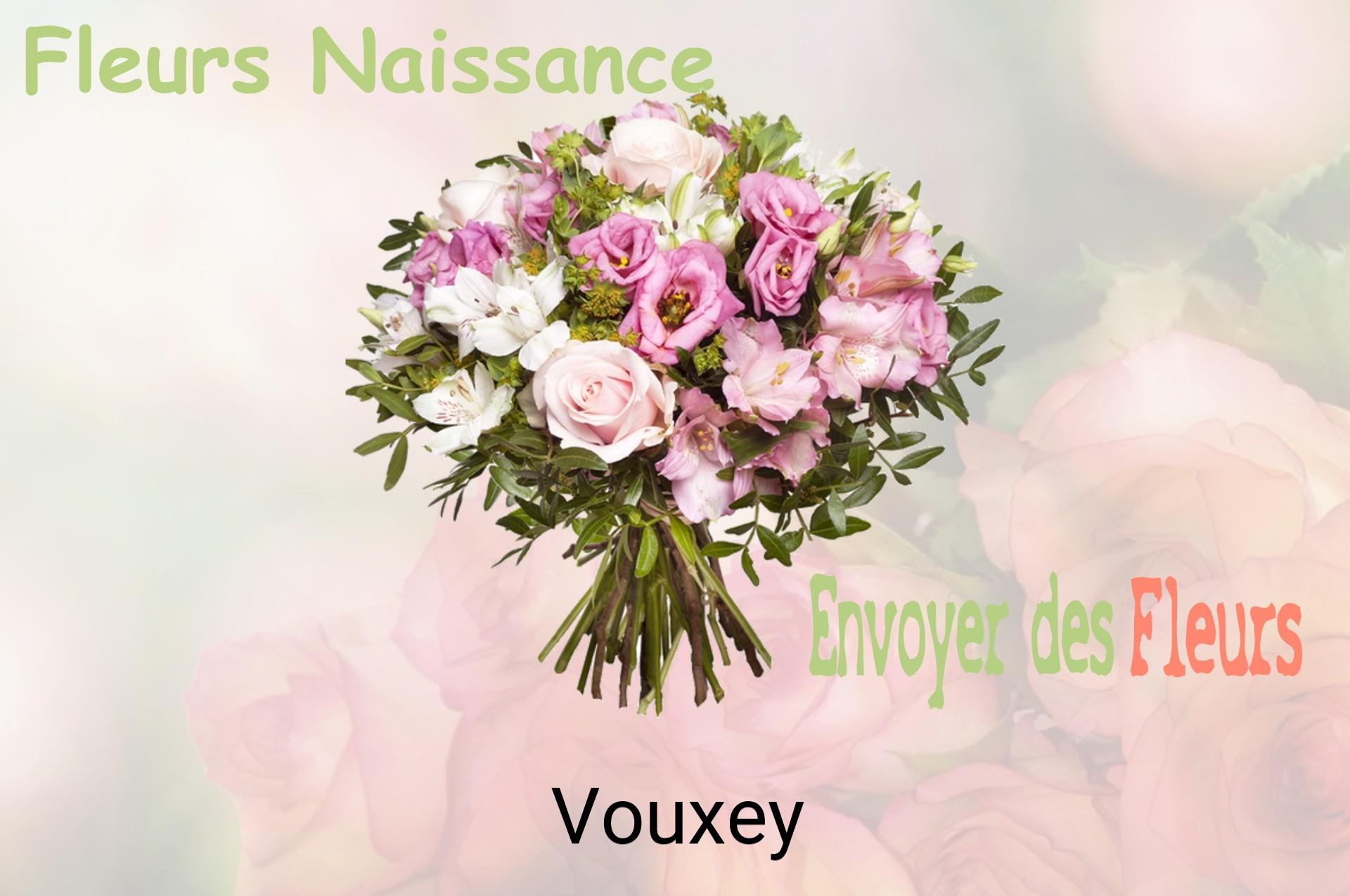 Bouquet de fleurs de naissance livré à Vouxey